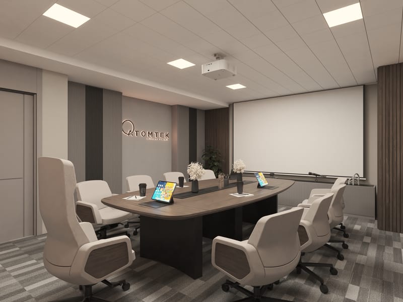 Atomtek Ofis toplantı odası – Erbayraktar İç Mimarlık