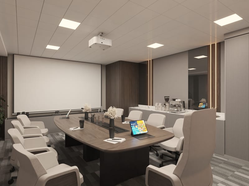 Atomtek Ofis toplantı odası – Erbayraktar İç Mimarlık