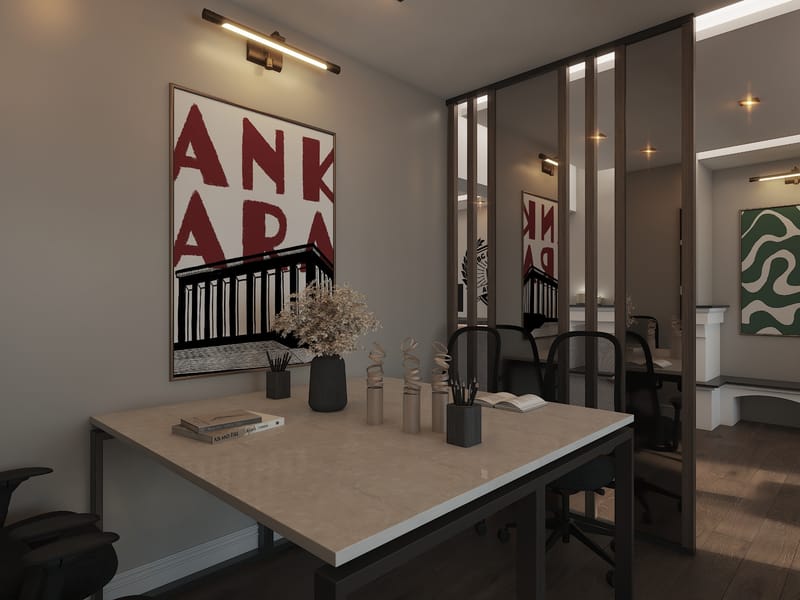 IBG Akademi toplantı masası – Erbayraktar İç Mimarlık