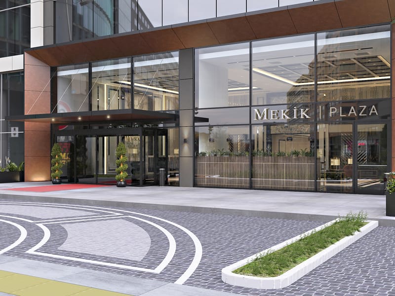 Mekik Plaza bina cephesi – Erbayraktar İç Mimarlık