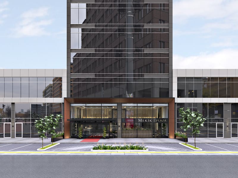 Mekik Plaza bina cephesi – Erbayraktar İç Mimarlık