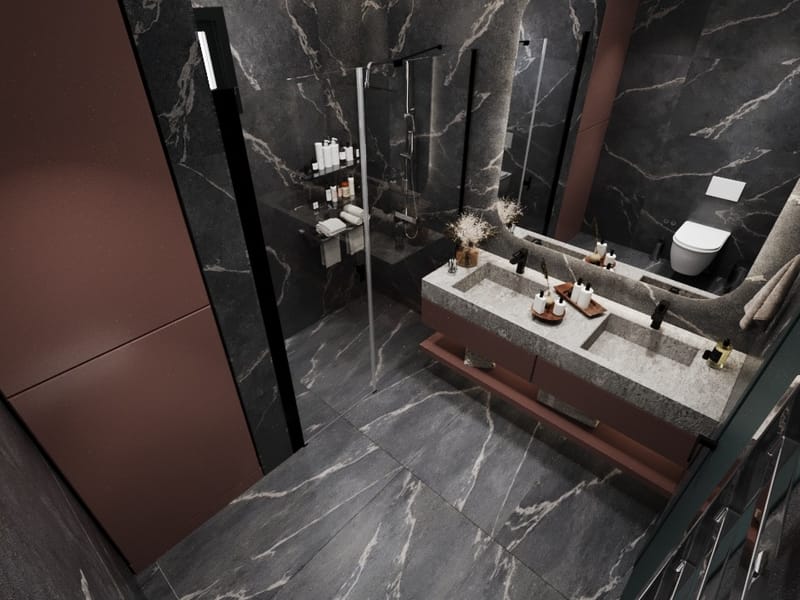 Trabzon Daire banyo – Erbayraktar İç Mimarlık