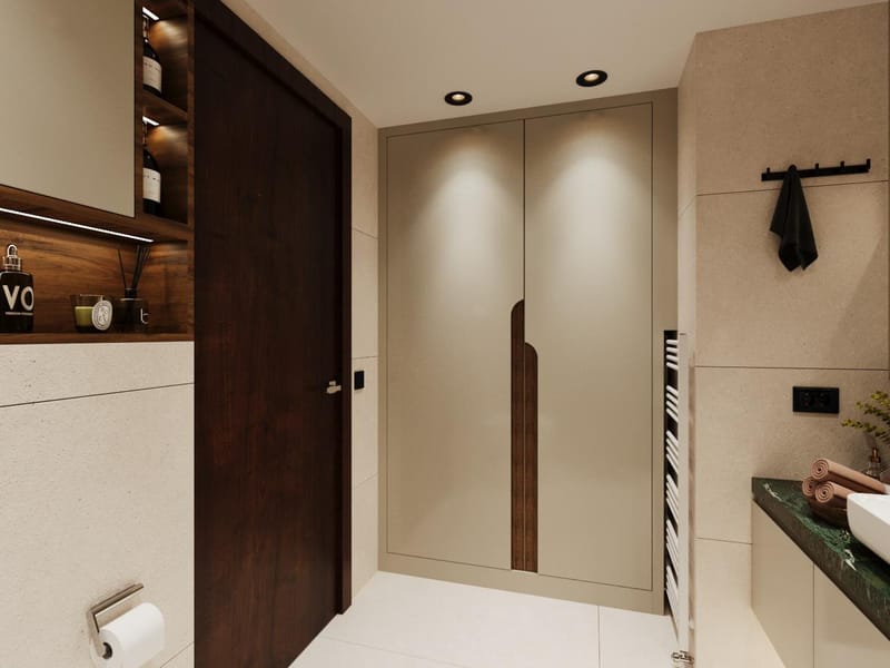 Zirve Kent Daire banyo dolabı – Erbayraktar İç Mimarlık
